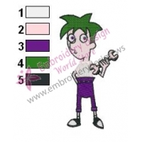 Ferb Embroidery Design